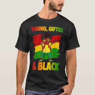 T-shirt Jeune Ed & Noir Mois de l'histoire Enfants mignonn