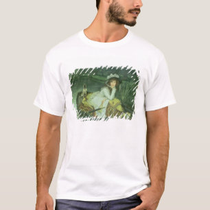 T-shirt Jeune femme de James Tissot dans un bateau, ou