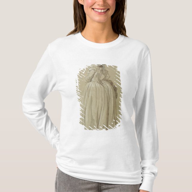 T-shirt Jeune femme debout (Devant)