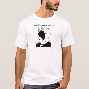 T-shirt Jeune Femme Ou Vieille Dame ? (Illusion optique)