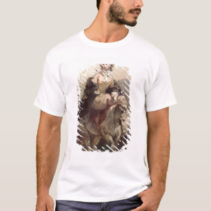 T-shirt Jeune femme sur un cheval