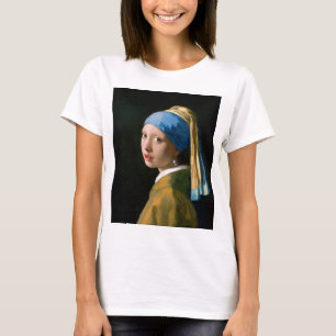 T-shirt Jeune fille à oreille perle, Johannes Vermeer, 166