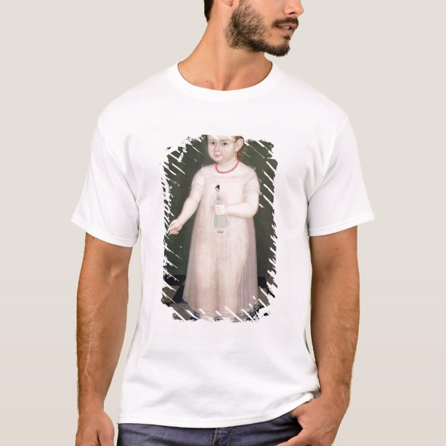 T-shirt Jeune fille avec une poupée, 1838 (Devant)