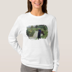 T-shirt Jeune fille dans les domaines,