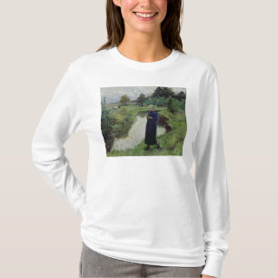 T-shirt Jeune fille dans les domaines,