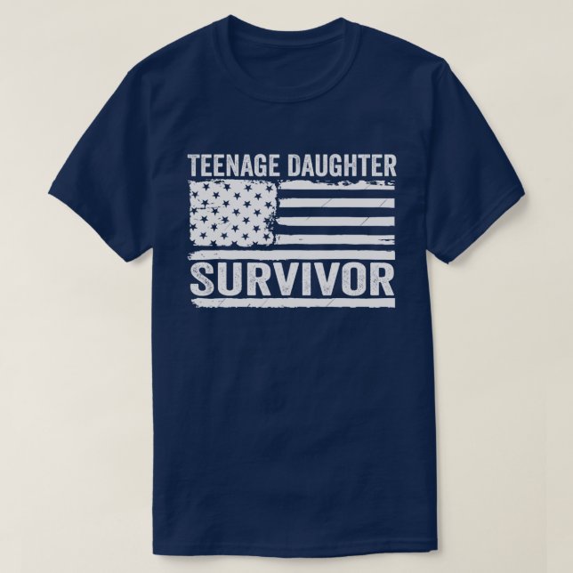 T-shirt Jeune fille Survivant (Design devant)