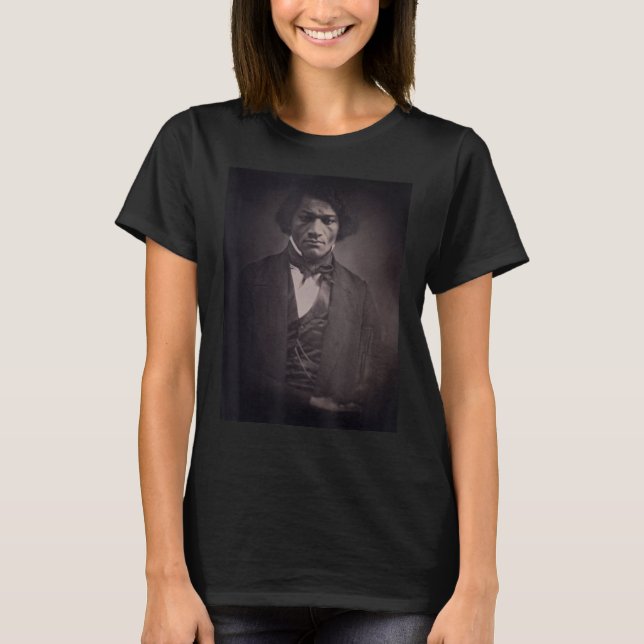 T-shirt Jeune Frederick Douglass Tirt-noir Histoire Mont (Devant)