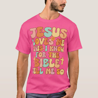 T-shirt Jeune Jésus M'Aime Ça Je Connais Jeune Jésus
