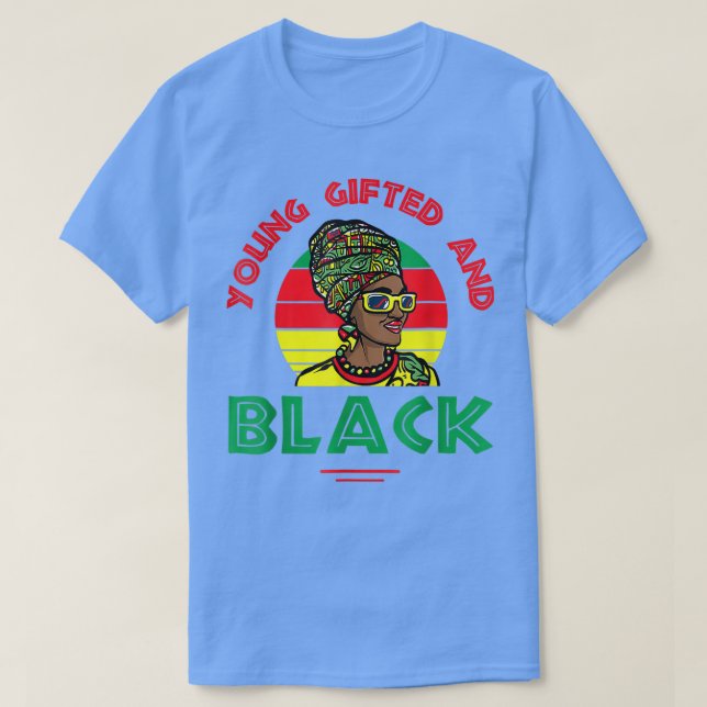 T-shirt Jeune junte de brumes et de couleurs douées et noi (Design devant)