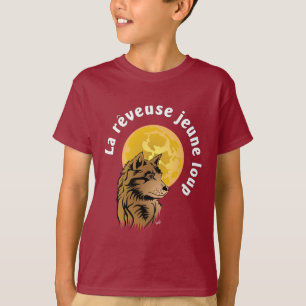 T-shirt jeune loup rêveur