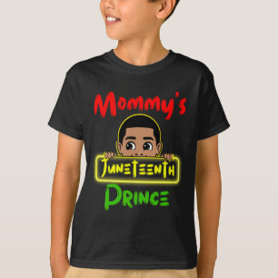 T-shirt Jeune maman du Prince Noir Boy Toddler Ba