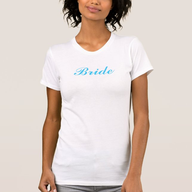 T-shirt Jeune mariée (Devant)