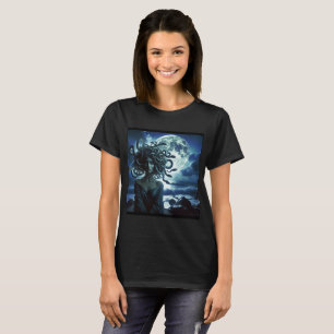 T-shirt Jeune Méduse jolie par la Lune et l'Océan