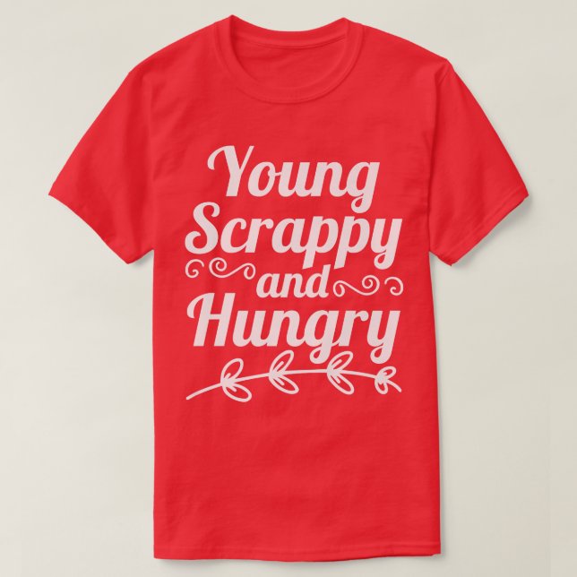 T-shirt Jeune merdique et affamé  (Design devant)