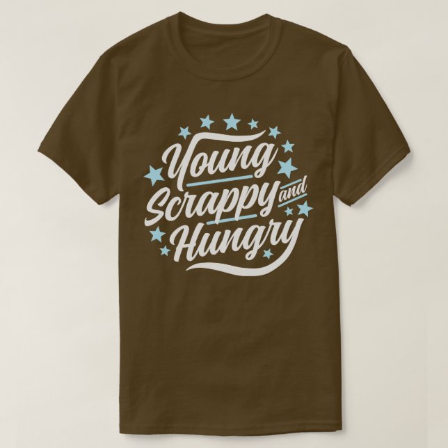 T-shirt Jeune merdique et affamé (Design devant)