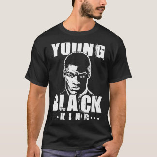 T-shirt Jeune Noir Histoire