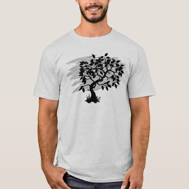 T-shirt Jeune pousse tordue (Devant)