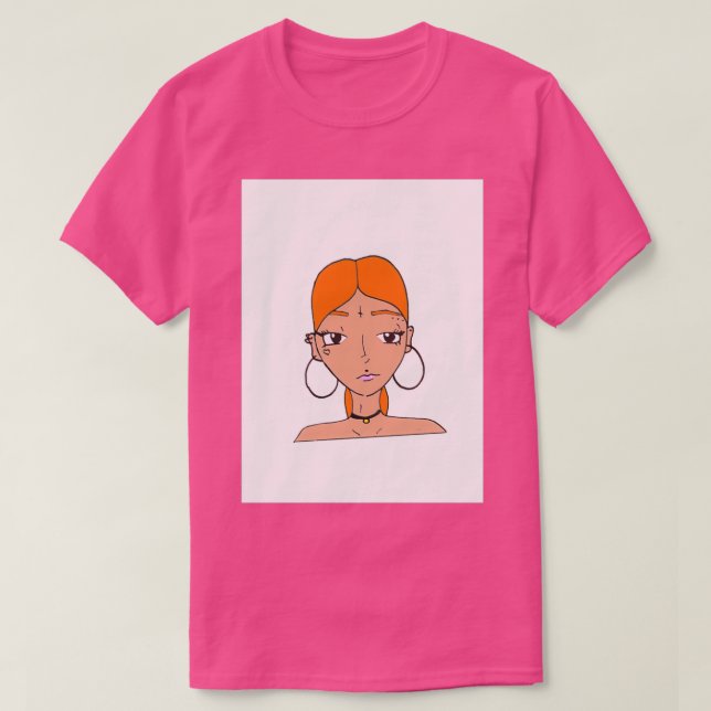 T-shirt Jeune rousse (Design devant)