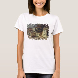 T-shirt Jeune tigre jouant avec sa mère, 1830 (huile sur