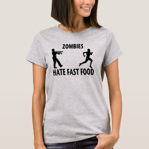 T-shirt Jeûnent la nourriture (de zombi)