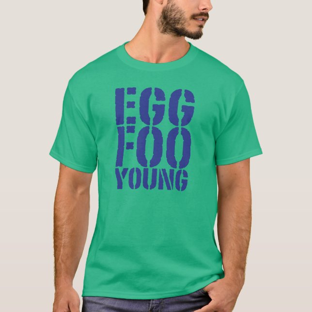 T-shirt Jeunes de foo d'oeufs de CRAZYFISH (Devant)
