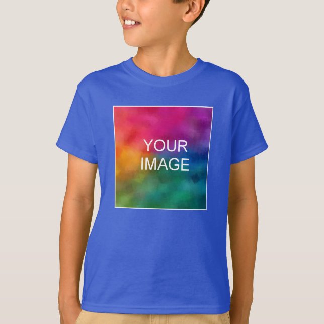 T-shirt Jeunes Enfants Garçons Impression Devant Manches C (Devant)