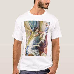 T-shirt Jeunes filles au piano par Pierre Renoir