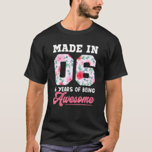 T-shirt Jeunes Filles De 16 Ans Ados Garçons Pour 16e Anni