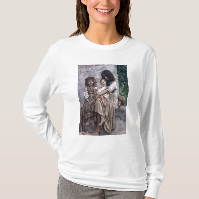 T-shirt Jeunes filles des ischions (Devant)