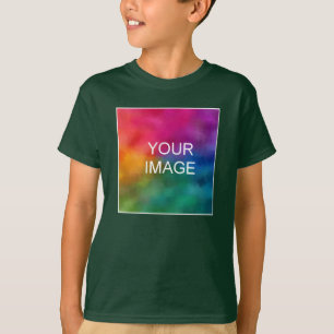 T-shirt Jeunes Garçons Impression Devant Manches Courtes M