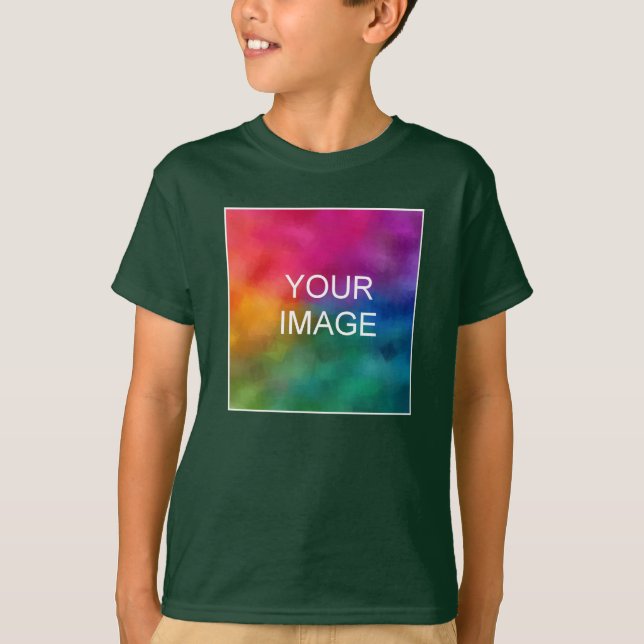 T-shirt Jeunes Garçons Impression Devant Manches Courtes M (Devant)
