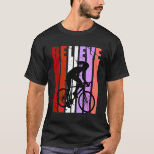 T-shirt Jeunes J'aime vélo vélo vélo croire vélo