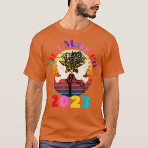 T-shirt Jeunes mariés Amoureux Couples Femmes & Hommes Mar