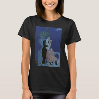 T-shirt Jeunes mariés Art Déco vintage, Oui de George Barb