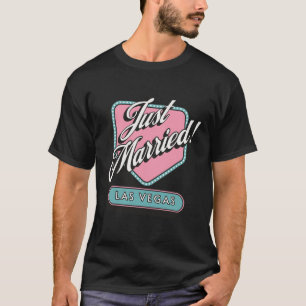T-shirt Jeunes Mariés Las Vegas Mariage Mariée Marié 