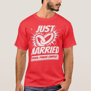 T-shirt Jeunes mariésVoyage de nocesMariée MariéJuste mari