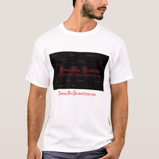 T-shirt Jeunes productions de Wes (Devant)