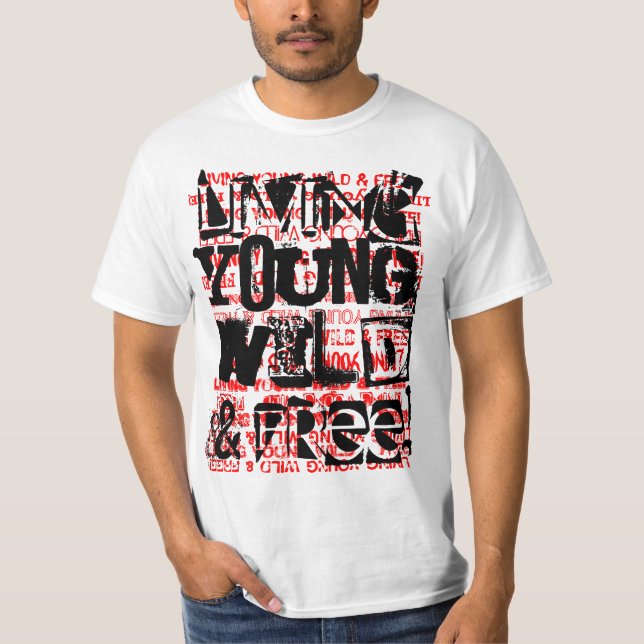 T-SHIRT JEUNES SAUVAGE ET LIBRE (Devant)
