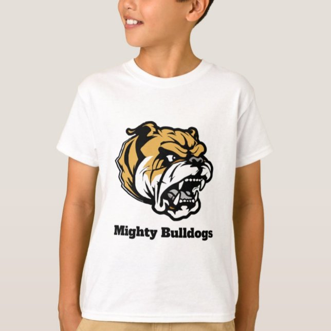T-shirt jeunesse Bulldogs personnalisé (nom et num (Créateur téléchargé)