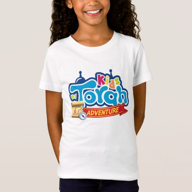 T-shirt jeunesse Kids n Torah dessin animé (Devant)