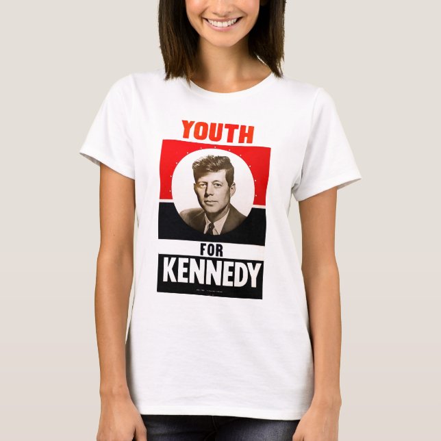 T-shirt Jeunesse pour le Président John F. Kennedy (Devant)