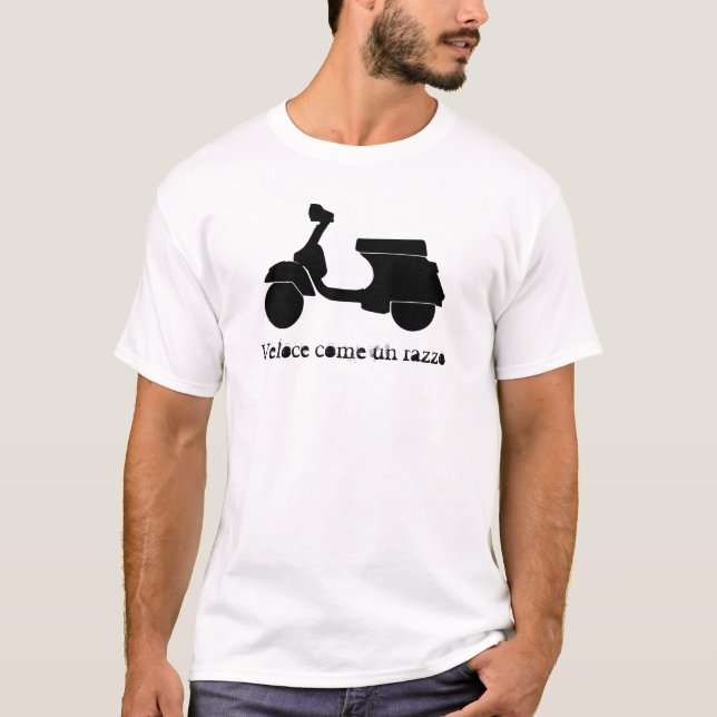 T-shirt jeûnez comme un scooter de fusée - n'importe (Devant)