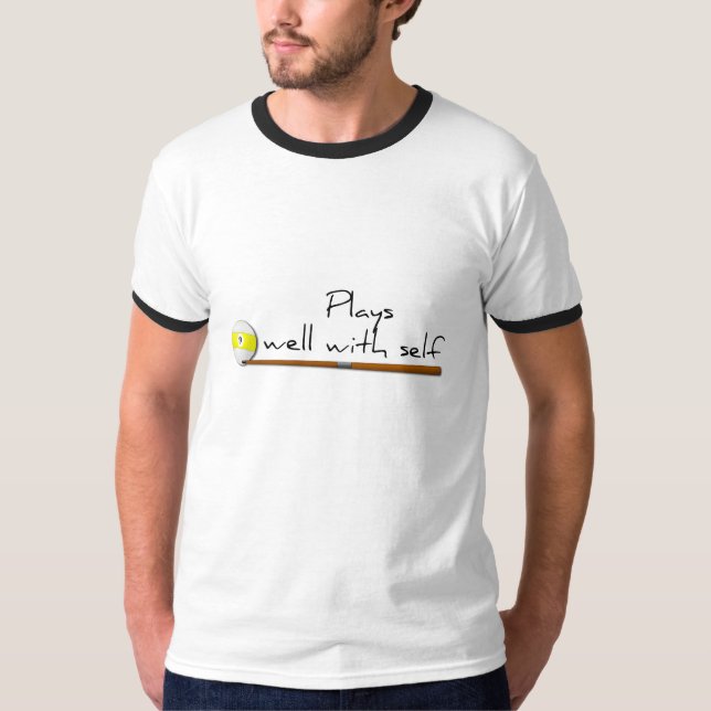 T-shirt Jeux bien, chemise drôle d'énonciation (Devant)