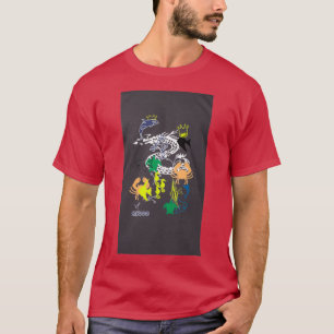 T-shirt Jeux d'arcade de poisson Ocean Whale King Dragon H