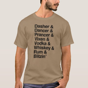 T-shirt Jeux de boisson au renne