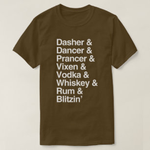 T-shirt Jeux de boisson au renne