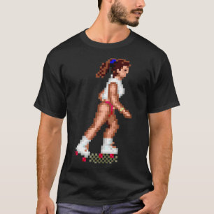 T-shirt Jeux de Californie Roller Skate Pixel Art