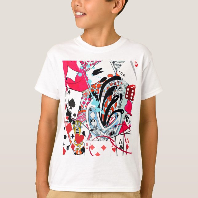 T-shirt Jeux de cartes (Devant)