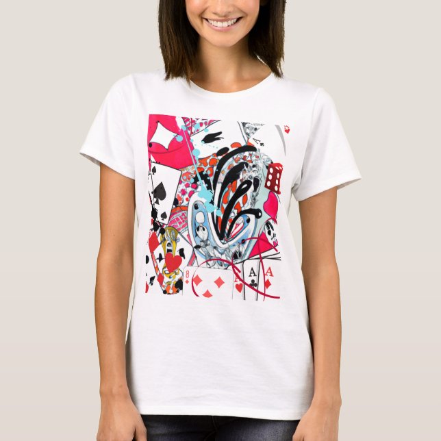 T-shirt Jeux de cartes (Devant)