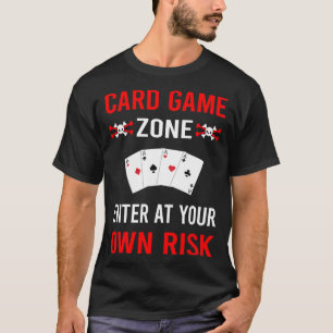 T-shirt Jeux de cartes de zone de risque
